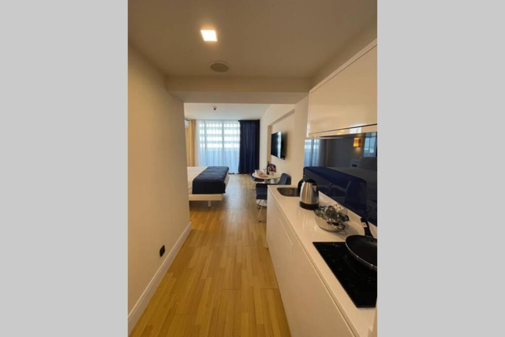 باتومي 1-Bedroom Studio Apartment In Orbi City - Side Seaview المظهر الخارجي الصورة